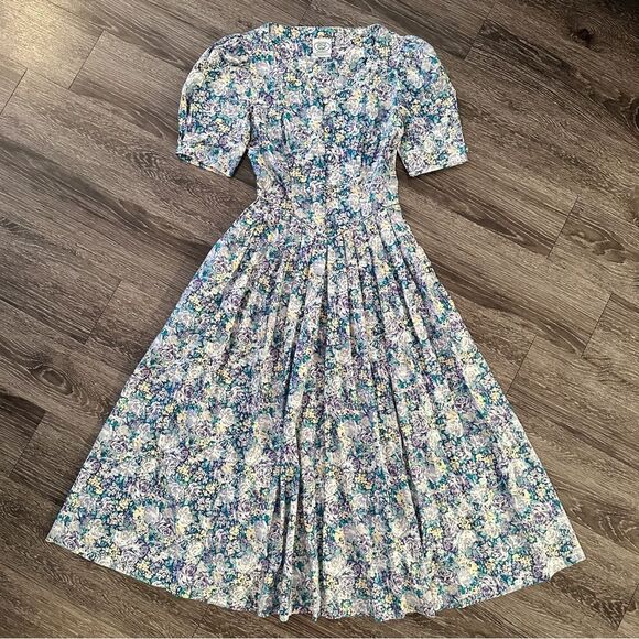 Laura Ashley Floral Vintage Dress - Picture 1 of 10